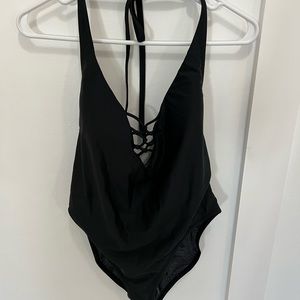 Volcom one piece bathing suit